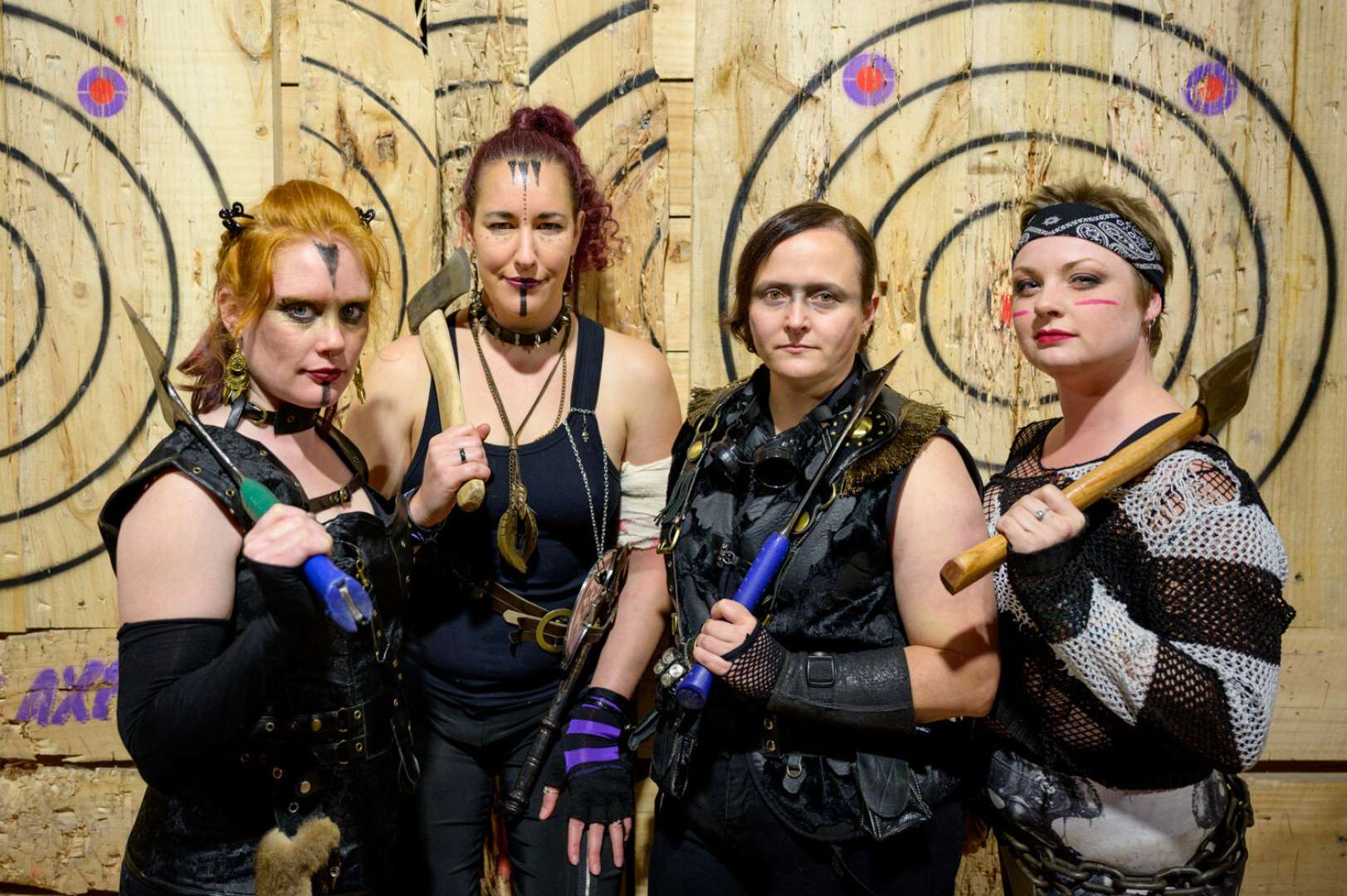 Ladies looking fierce.